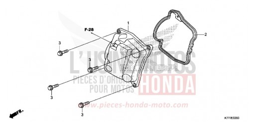 COUVERCLE DE CULASSE SH125ADH de 2017